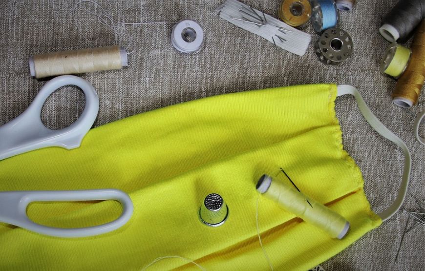Fabric Scissors are essential for making a fleece blanket.