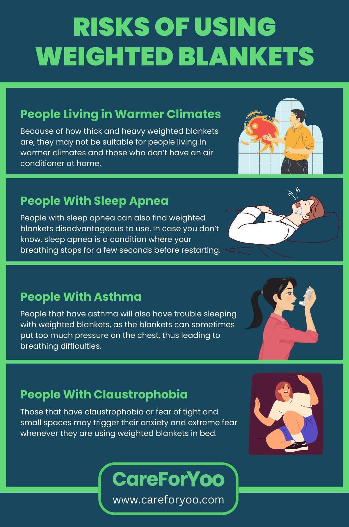 Risks of Using Weighted Blankets