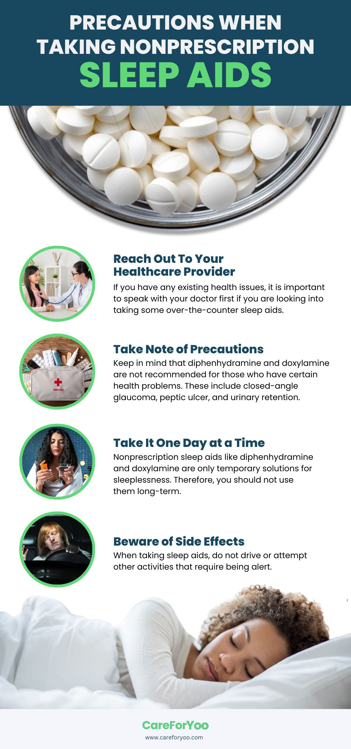 Precautions When Taking Nonprescription Sleep Aids