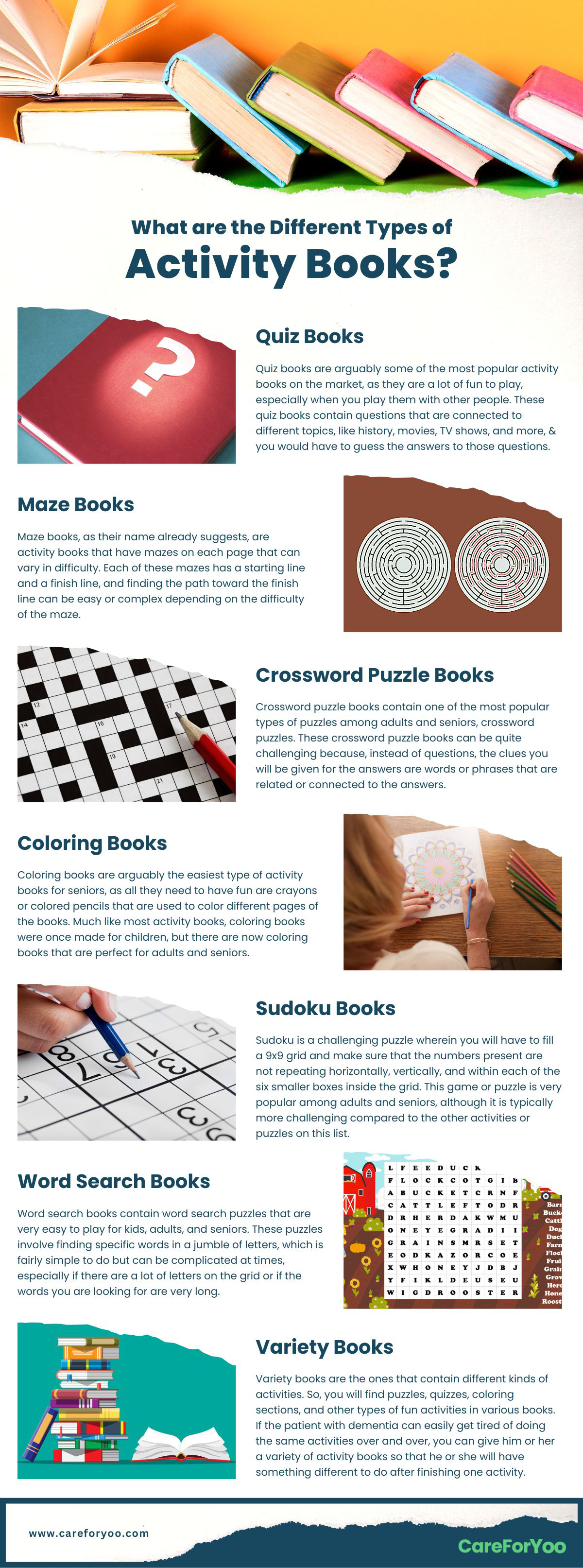 What are the Different Types of Activity Books