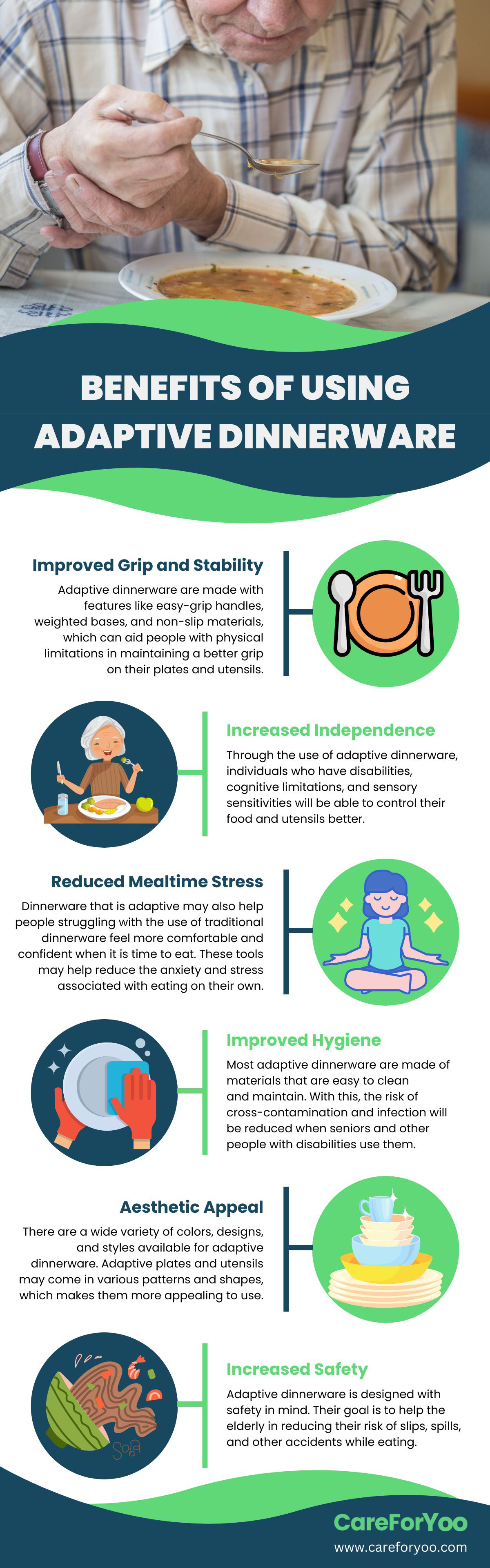 Benefits of Using Adaptive Dinnerware