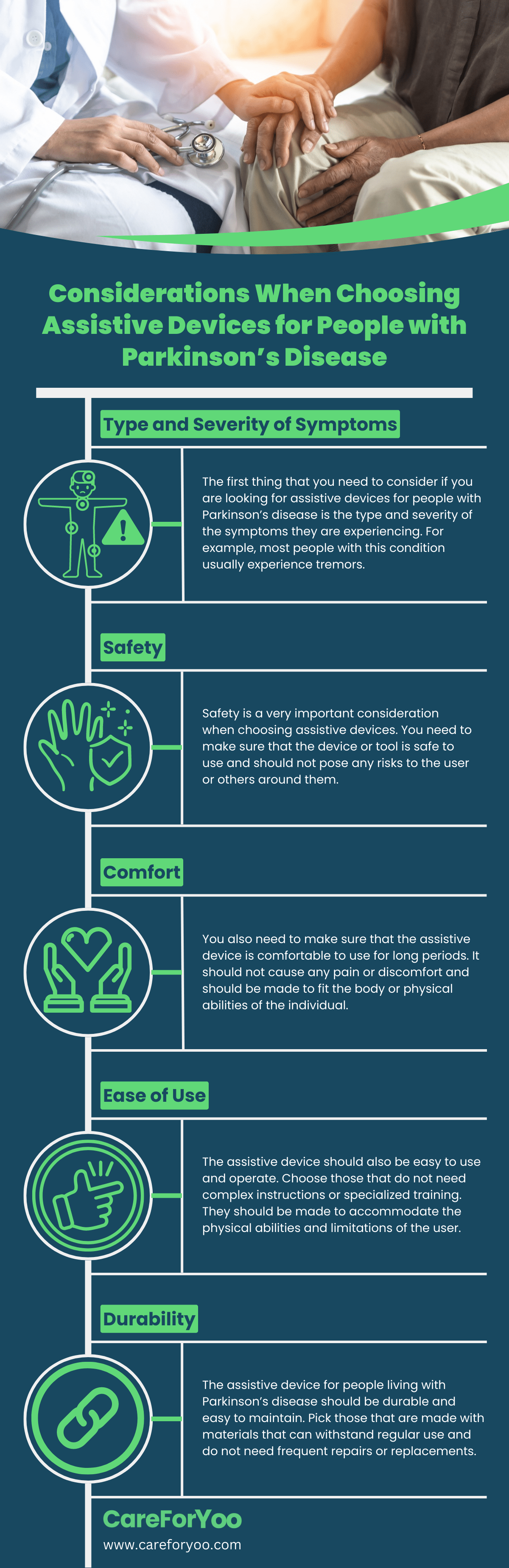 Considerations When Choosing Assistive Devices for People with Parkinson’s Disease