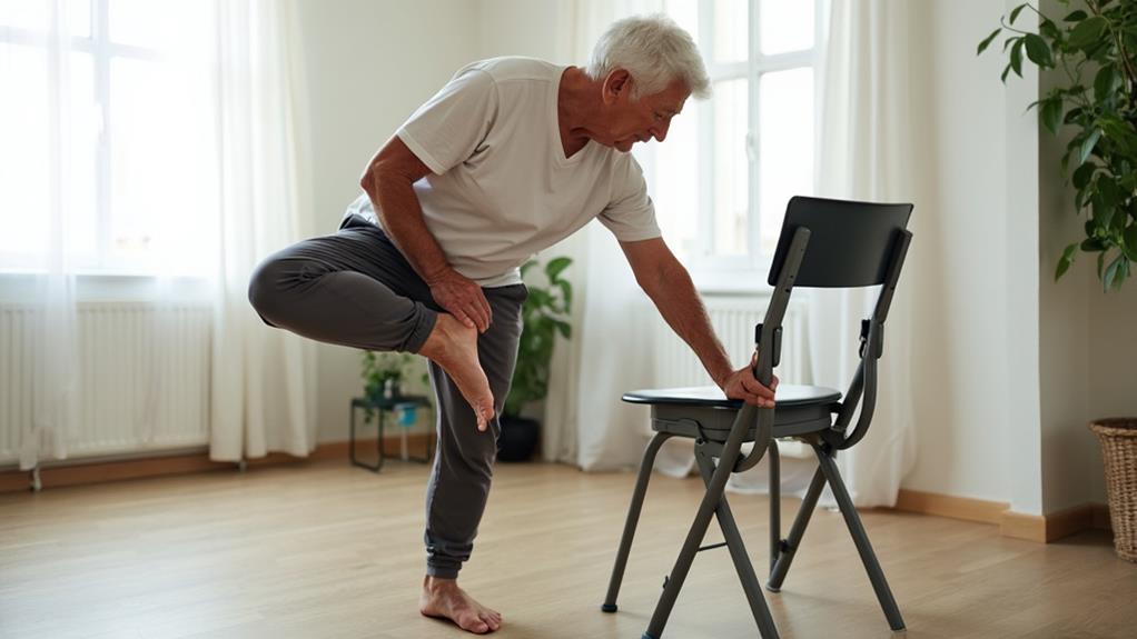 leg muscle flexibility exercise