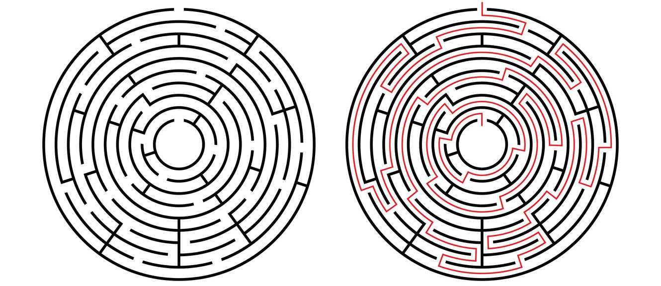circle maze