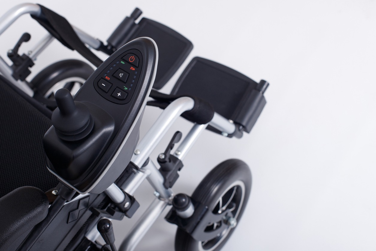 electric wheelchair buttons and controller