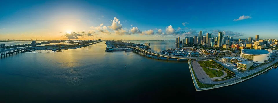 Panorama Miami Florida Water