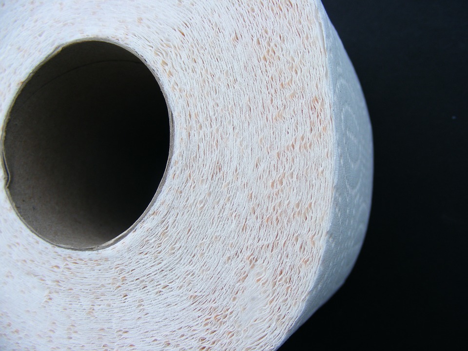 a closeup of a wipe roll