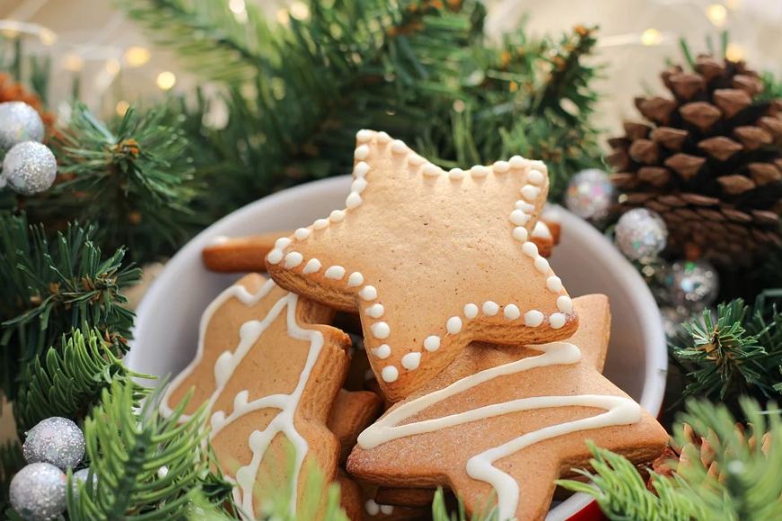 Gingerbread can be cut down into several shapes