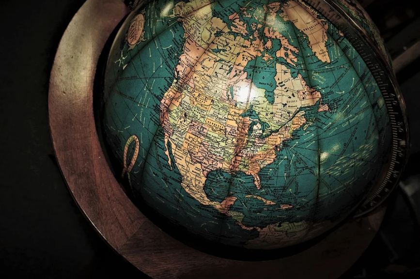 Picture of a globe.