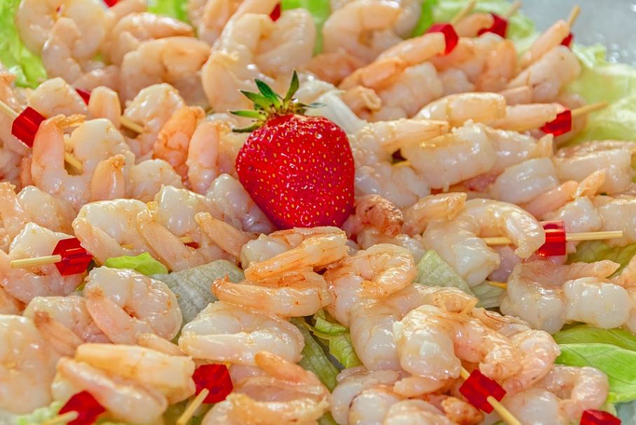 Shrimp Skewer or Salad