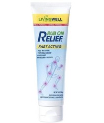 Rub on Relief Fast Acting Pain and Ache Relief Natural Cream