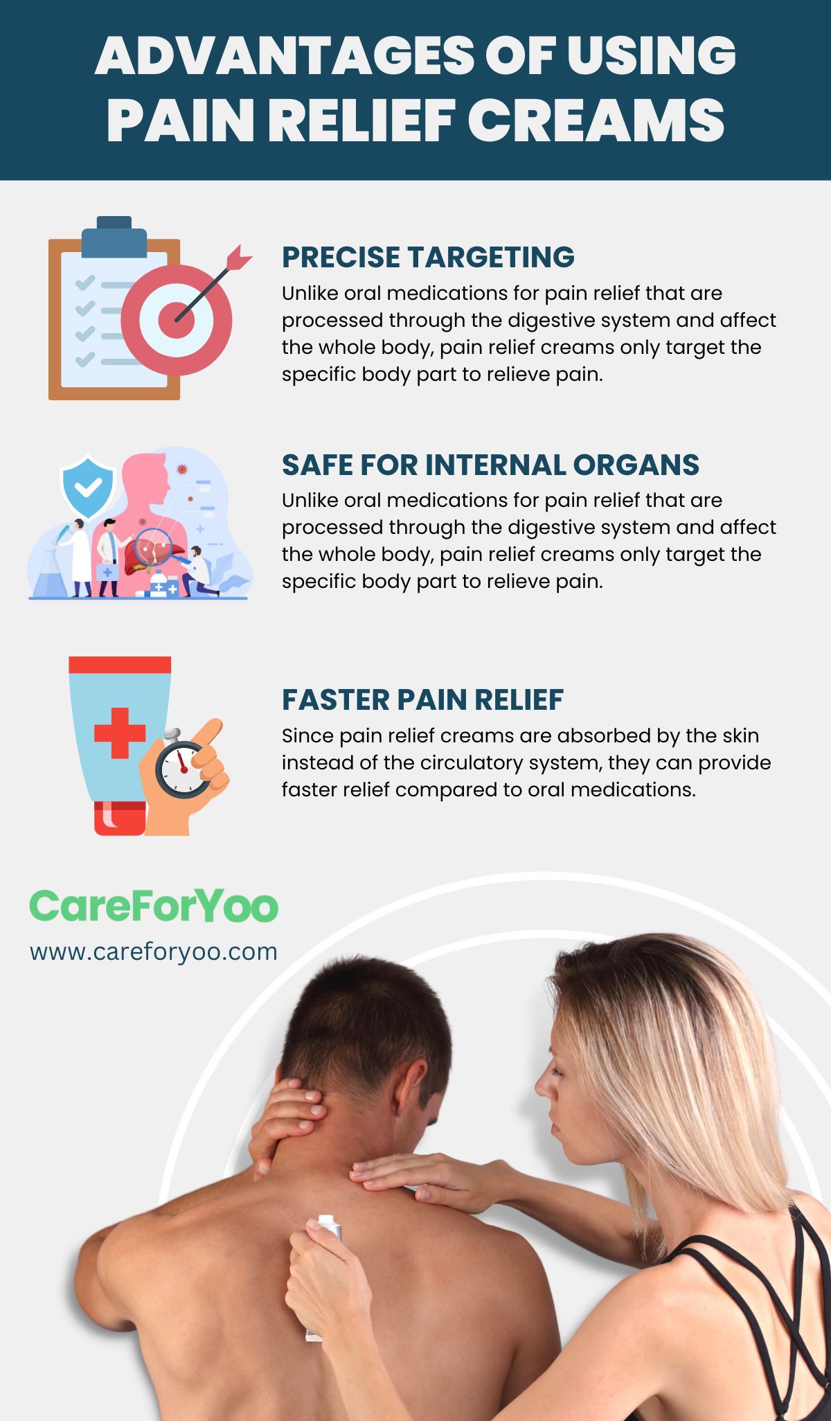 Advantages of Using Pain Relief Creams