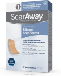ScarAway Advanced Skincare Silicone Scar Sheets