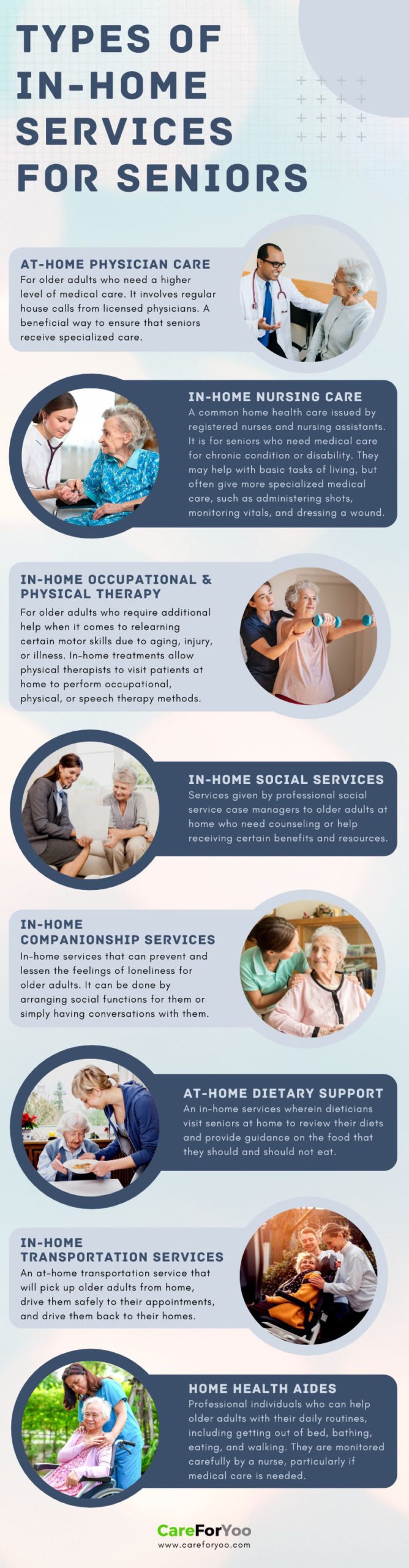 Types Of In-Home Services For Seniors