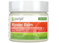 Tea Tree Oil Wonder Balm by Puriya, Use with Jock Itch, Athletes Foot, Body Acne, Back Acne Cleansers