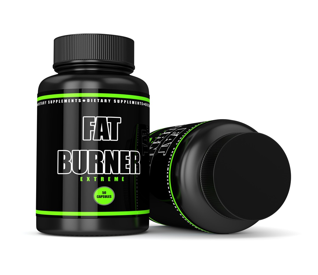 fat burner supplement containers