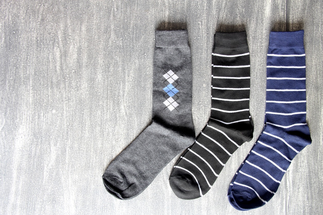 socks in different colors