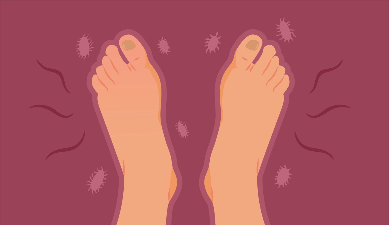 bacteria on your feet