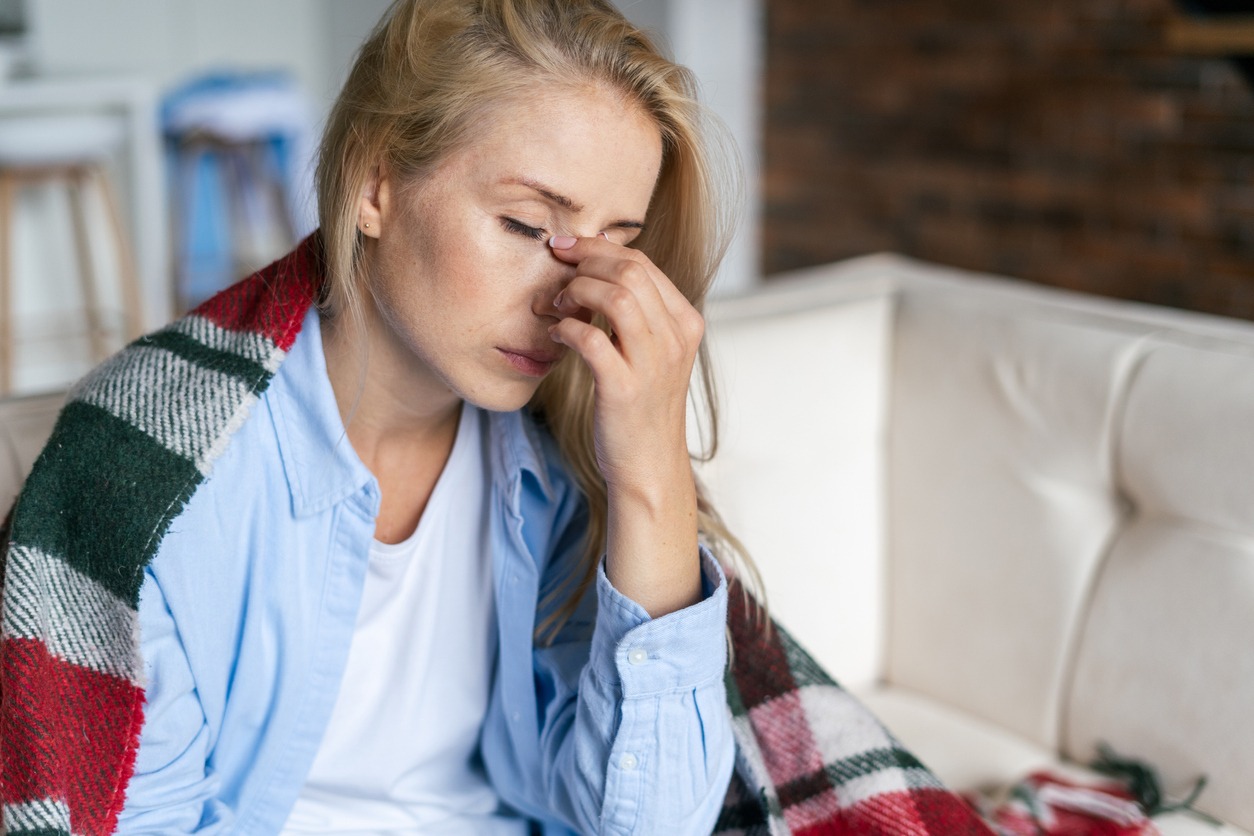woman experiencing fatigue