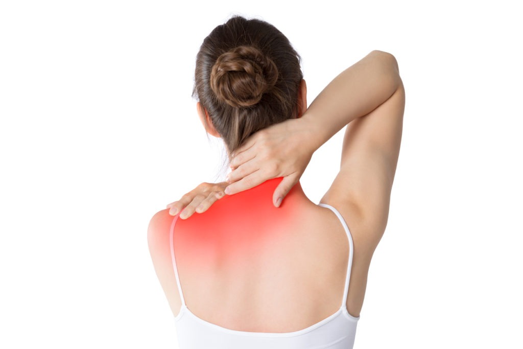 women with neck pain