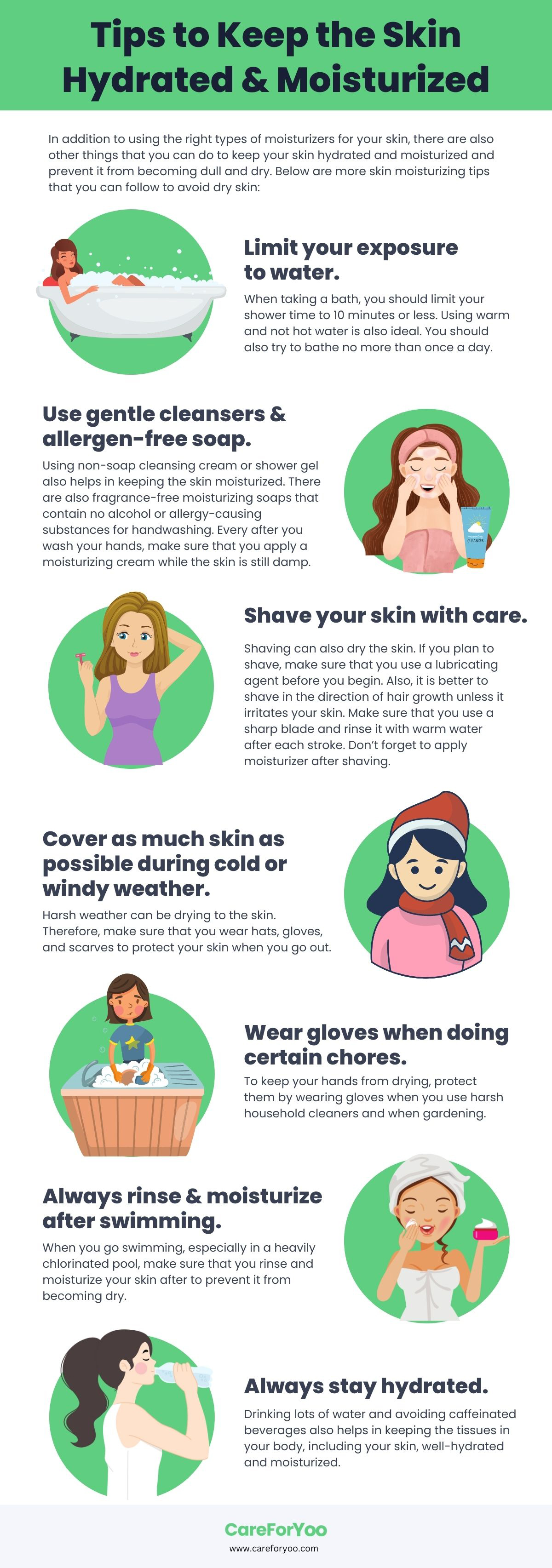 Tips to Keep the Skin Hydrated and Moisturized
