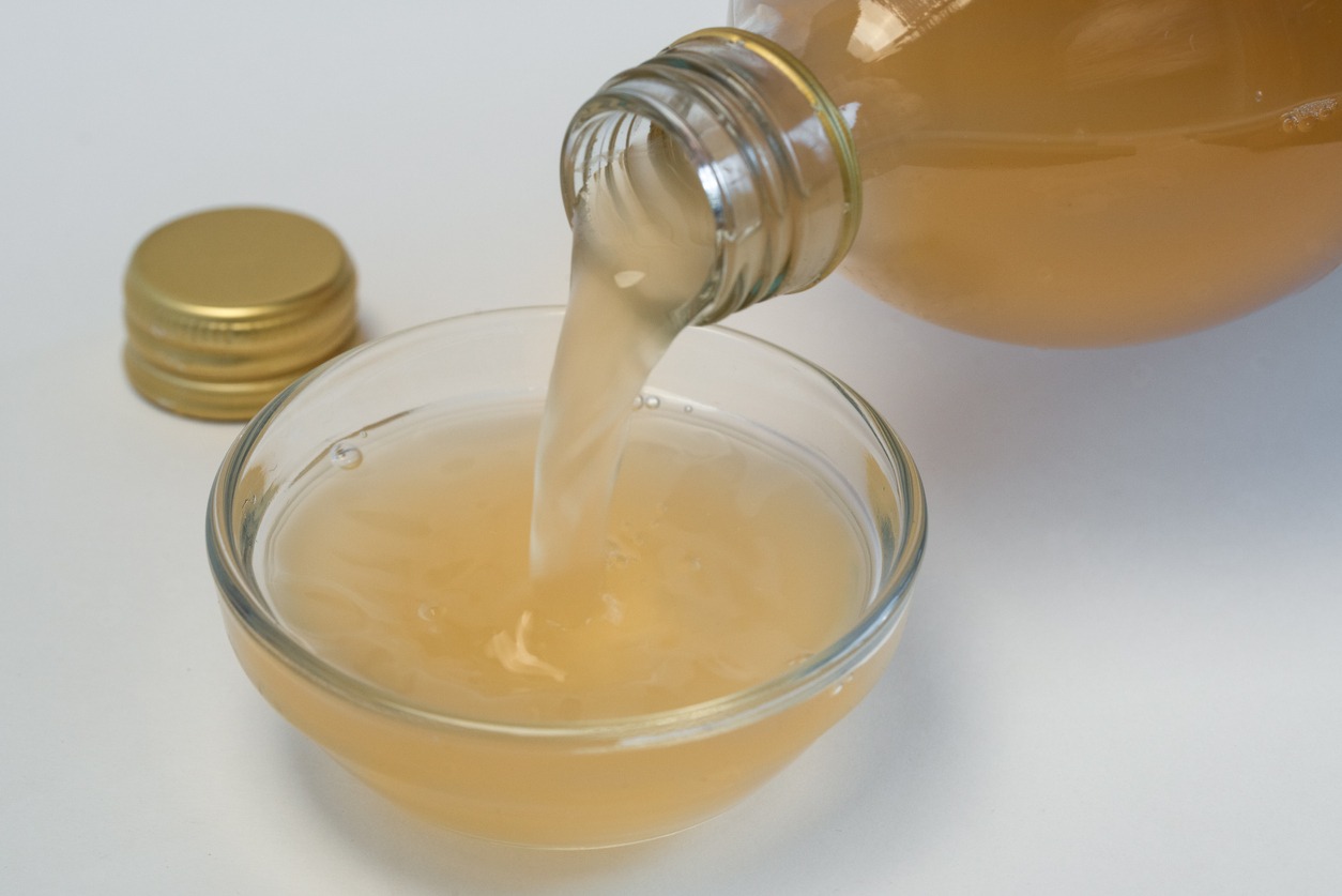 Apple Cider Vinegar in a Bowl