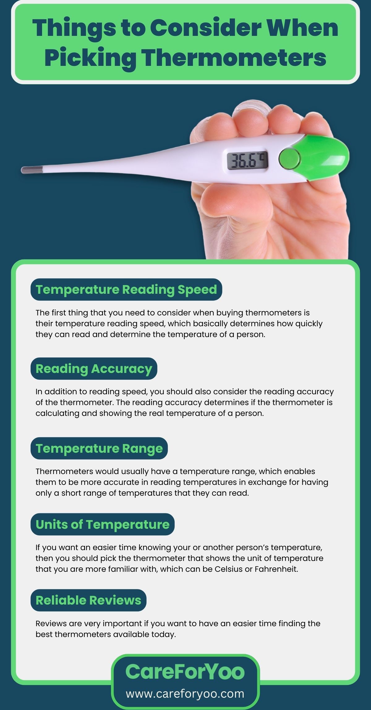 Things to Consider When Picking Thermometers