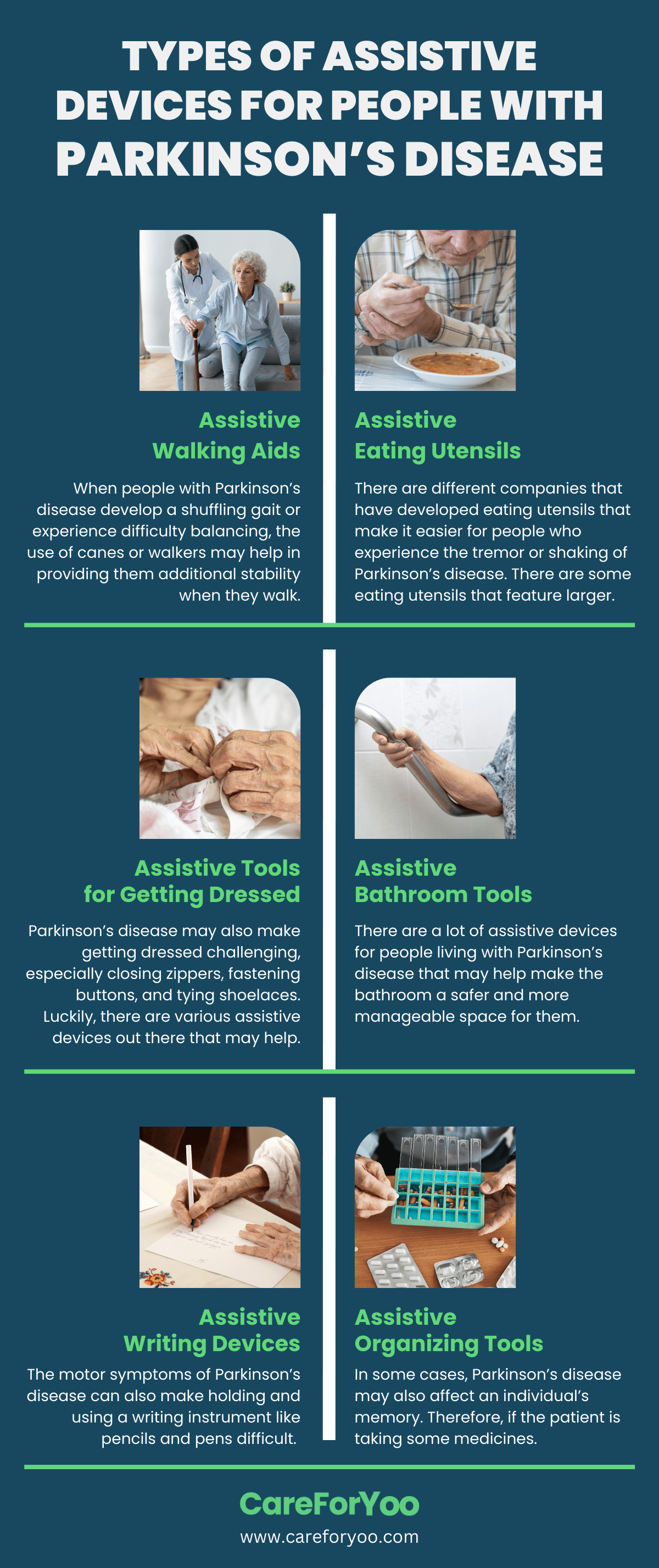 Types of Assistive Devices for People with Parkinson’s Disease